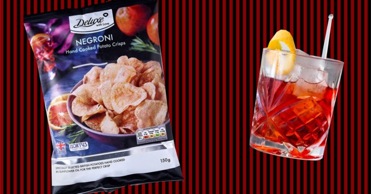 negroni flavoured crisps