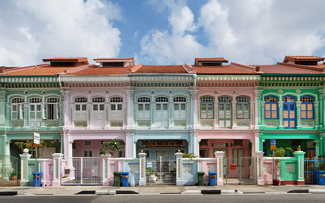 Peranakan shophouses at Katong. Photo by Darren Soh.