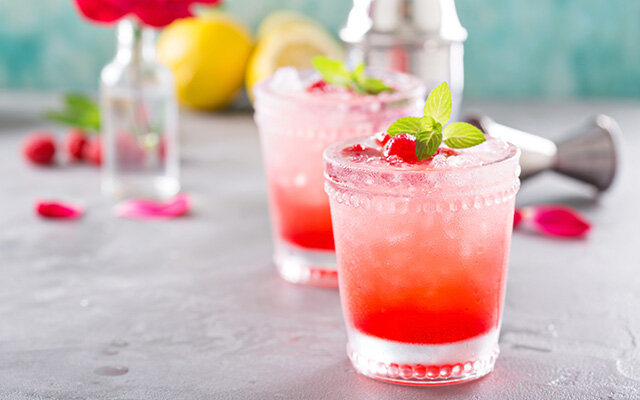 Basil & Raspberry Smash