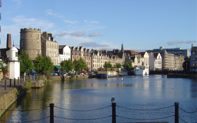 edinburgh gin valentines history leith harbour