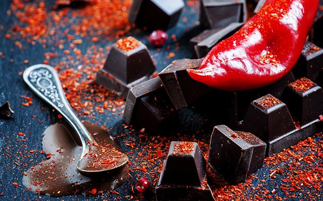 Chocolate and chilli
