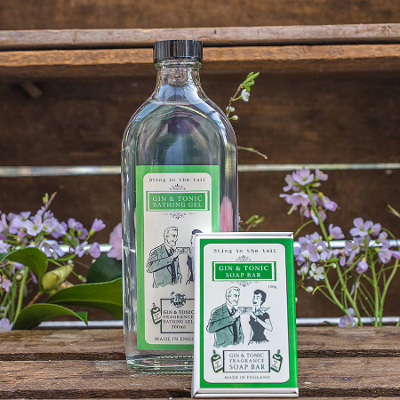 gin and tonic bath gel