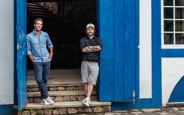 Distillers Alexandre Mazza and Arturo Isola