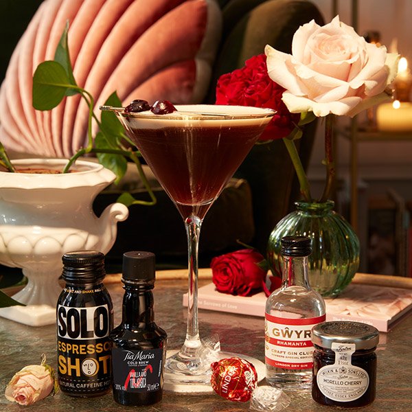 Cherry Espresso Gin Martini