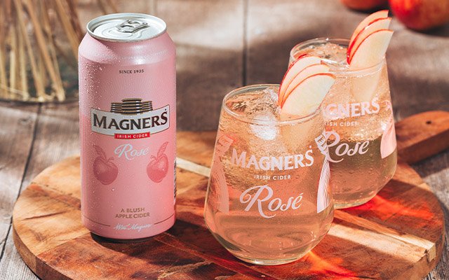 Cider, gin and vermouth cocktail