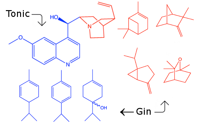tonic and gin science atoms molecules
