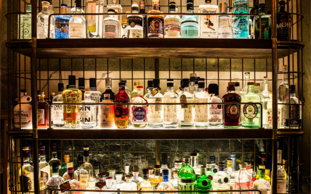 gin shelf holborn gin bar dining room