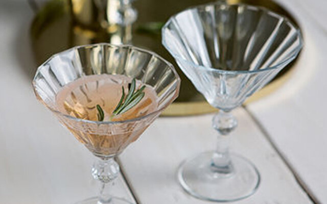 cocktail glasses