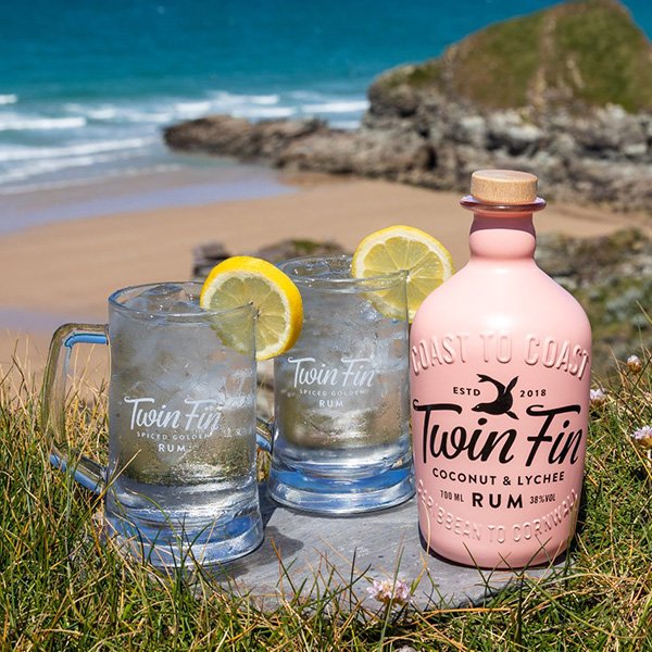 Lychee and coconut rum