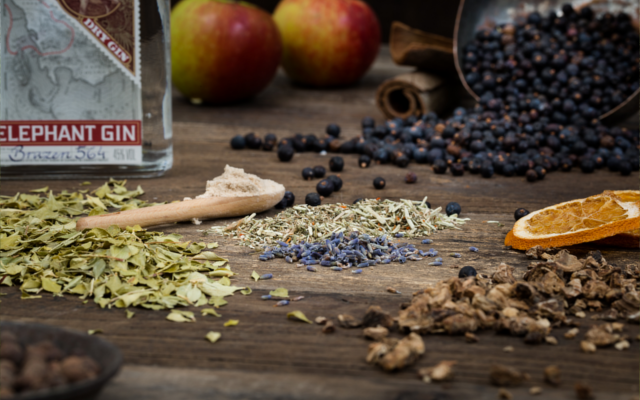 elephant gin botanicals