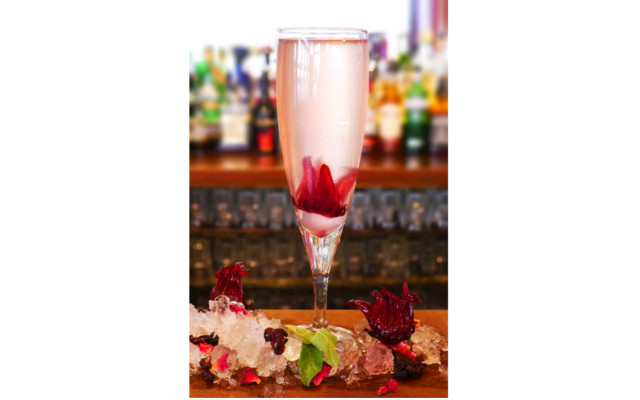 Warner Edwards Honeybee Gin and Prosecco cocktail the Buzzecco