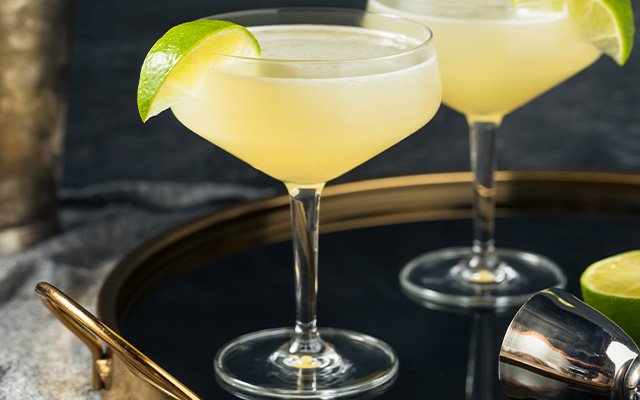 Gimlet mocktail
