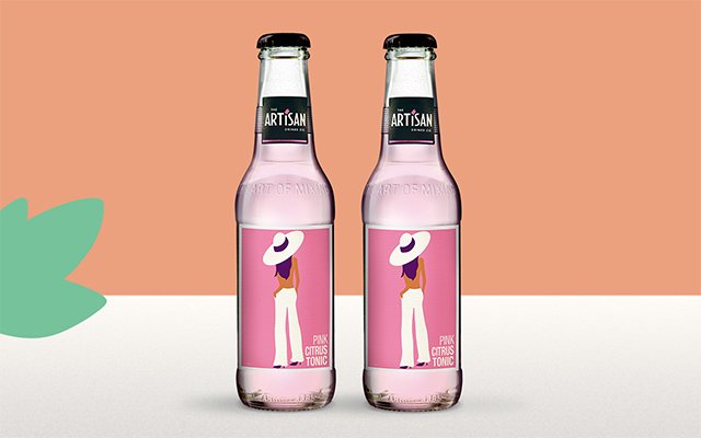 Artisan Drinks Pink Citrus Tonic