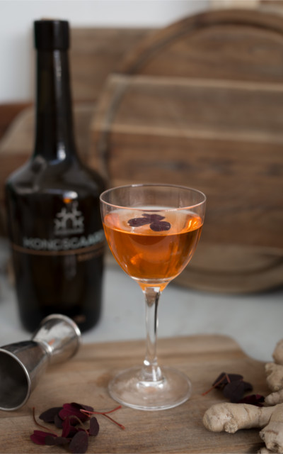 Mrs Kongsgaard orange Gin Cocktail Drink