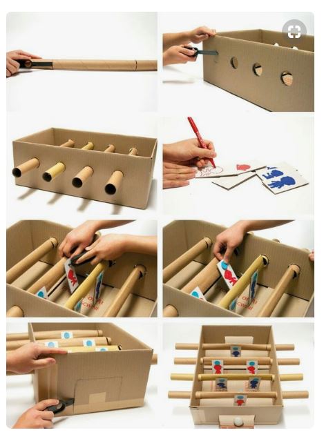 Cardboard Football Table.JPG