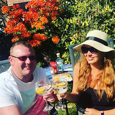 May’s #Ginstagram winner, Samantha C, enjoying some sunshine sipping!