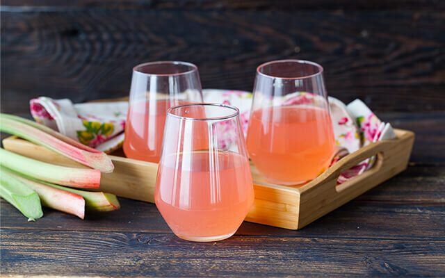Homemade Rhubarb & Ginger Gin