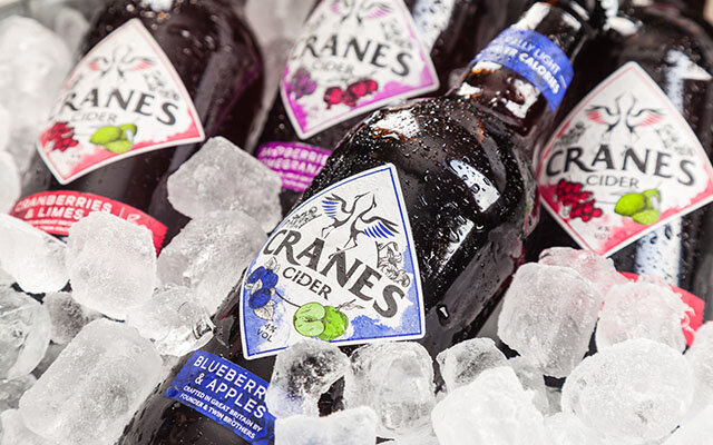 Cranes range of cider