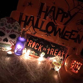 Craft Gin Clubber, Lisa, only went and carved our fabulous logo into her pumpkin this year!
