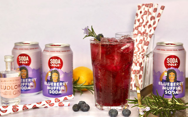 Soda Folk Blueberry Muffin Soda