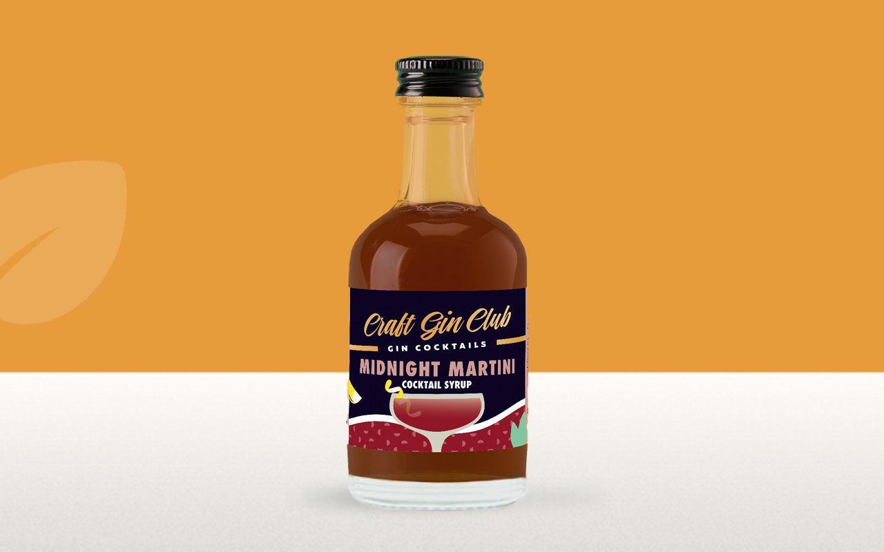 Midnight Martini Cocktail Syrup