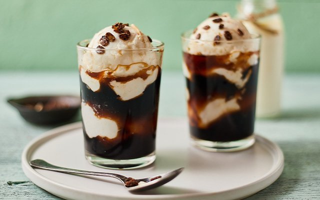 Boozy Affogato Dessert