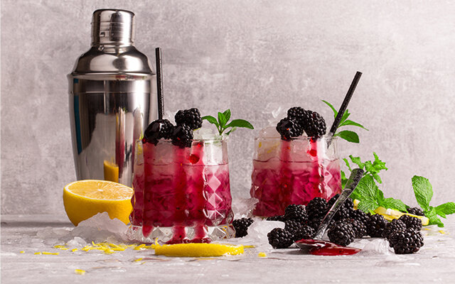 Bramble gin cocktail recipe