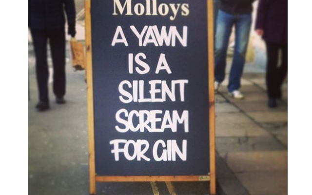 funny pub chalkboard