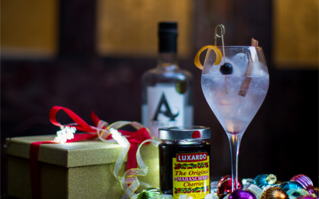 The perfect G&T luxardo cherry and Arbikie