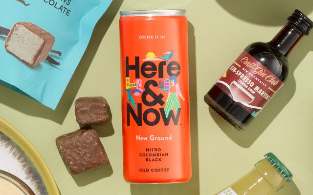 Here & Now Nitro Columbian Black Iced Coffee
