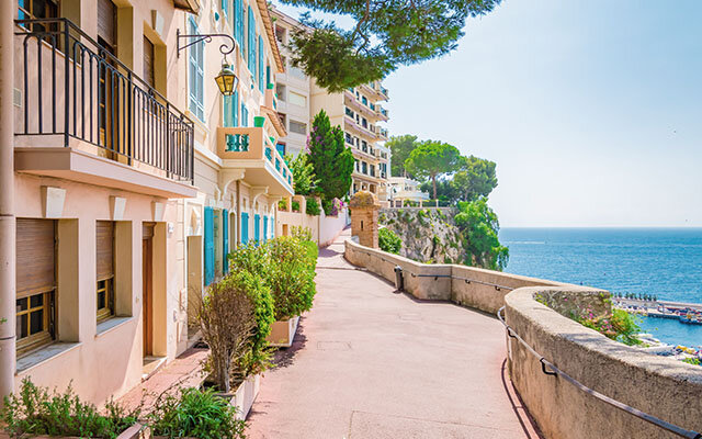 Monaco’s sunny streets.