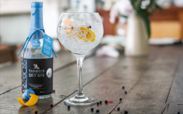tarquin's signature cornish dry gin and tonic