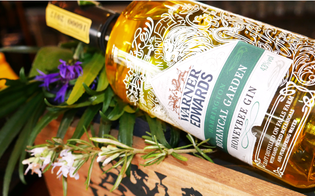 Warner Edwards Honeybee Gin artistic photo