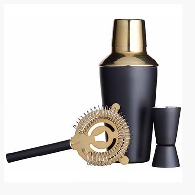 BLACK AND GOLD THREE PIECE COCKTAIL SET.jpg