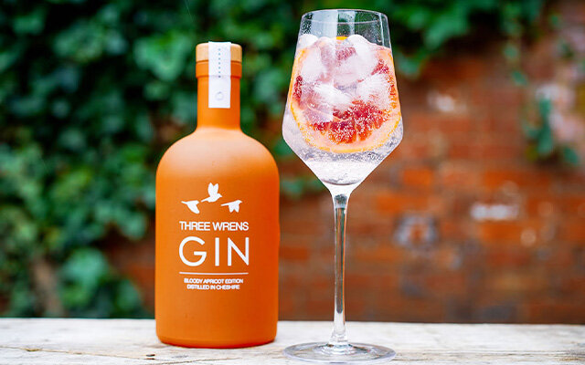 Three Wrens Gin Blood Orange & Apricot Gin