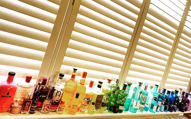 Craft Gin Club member, Debbie B., has got her Gin Bottle Rainbow set up on her windowsill!