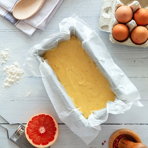 Pink gin baking
