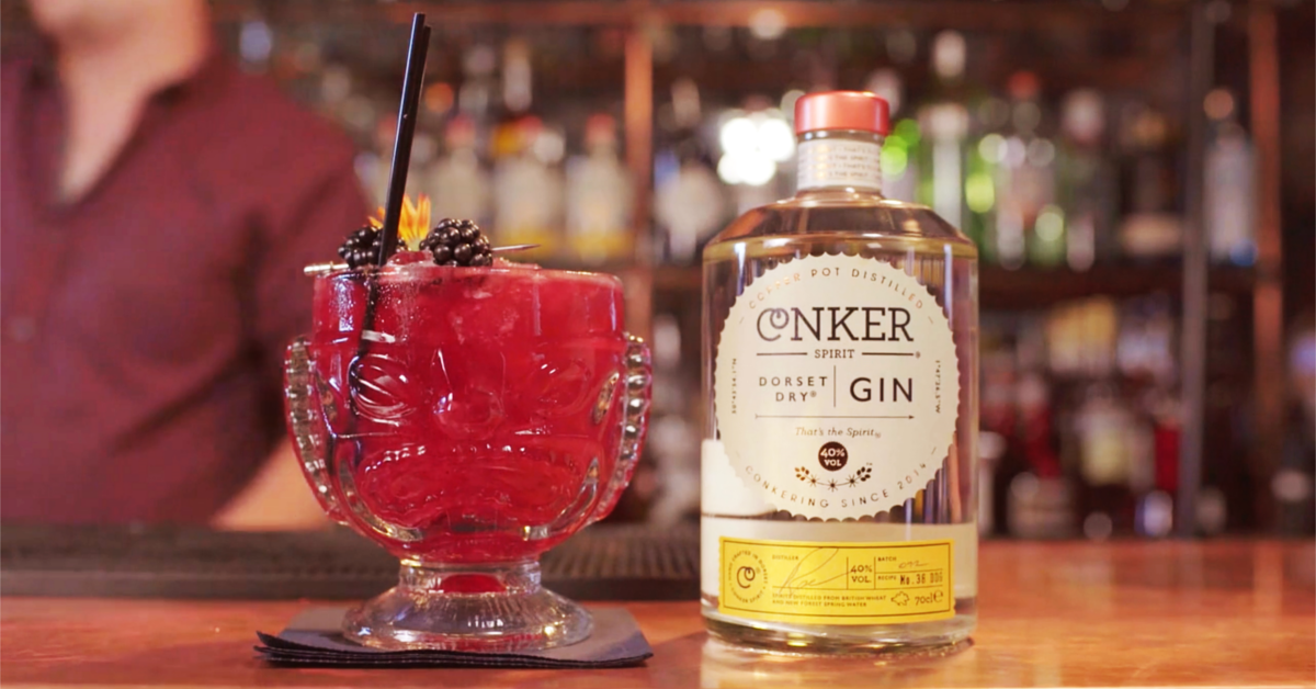 Conker Spirit Dorset Dry Gin cocktail The Oozer