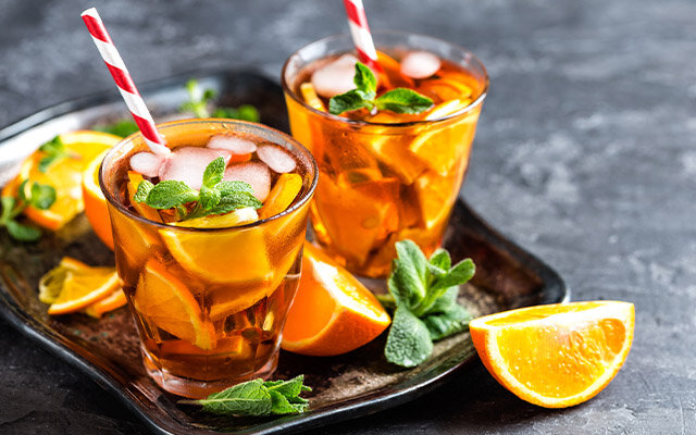 Chinotto & Mint gin cocktail recipe