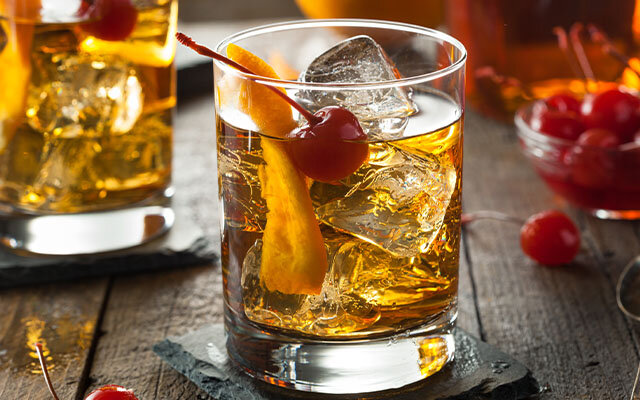 Gin and Angostura bitters cocktail