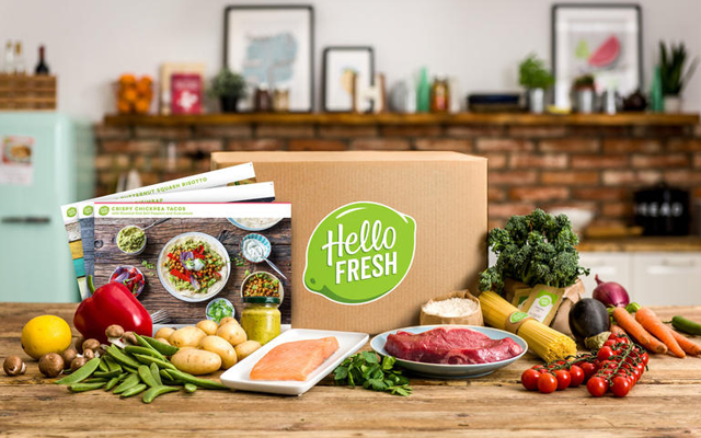 Food delivery subscription box - Hello Fresh
