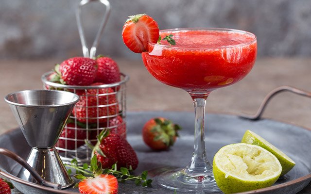  Strawberry Daiquiri mocktail