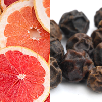grapefruit junper berries to garnish