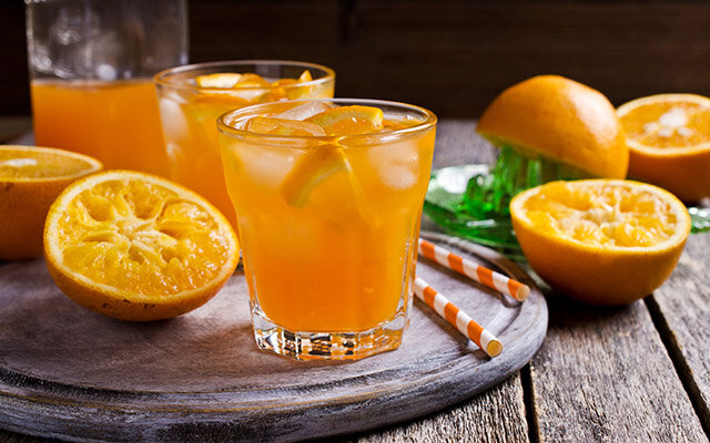 Cocktail With Fruit Juice