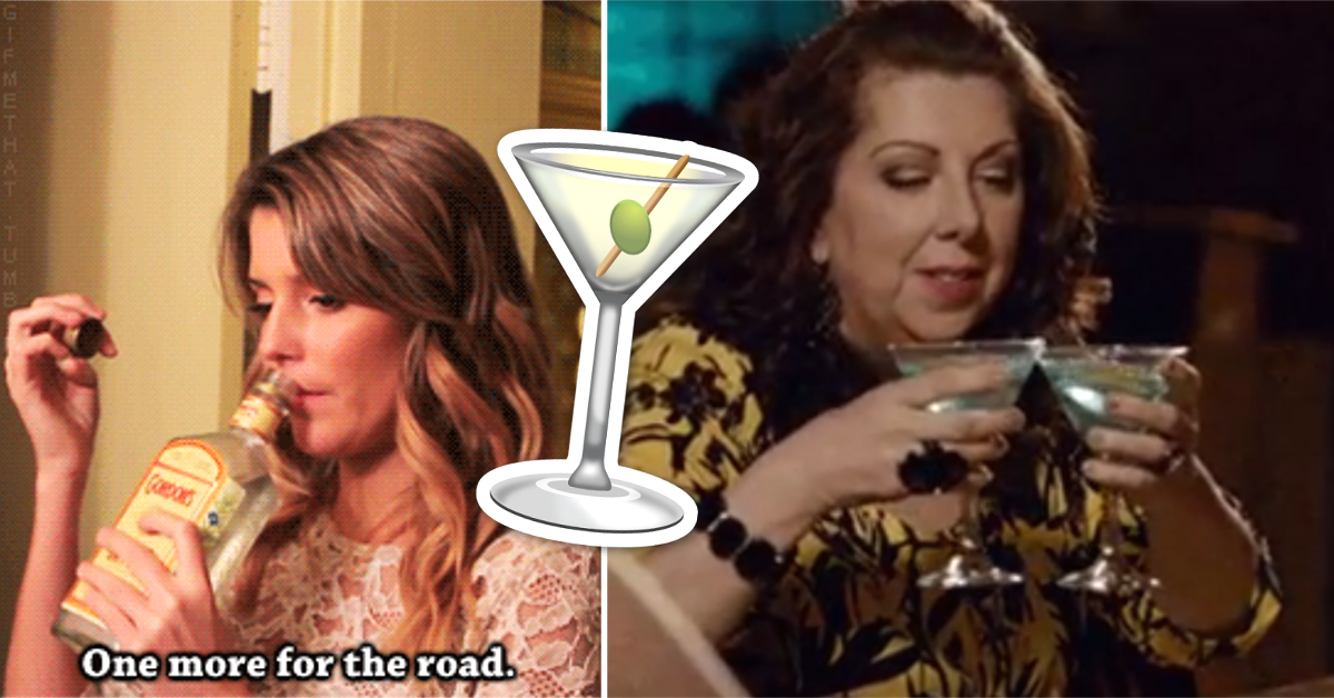 Gin lovers gifs from films martini glass
