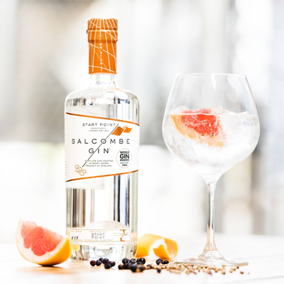 Salcombe Gin with gin tonic