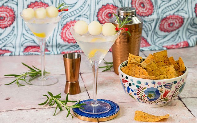 Gin Martini recipe with melon