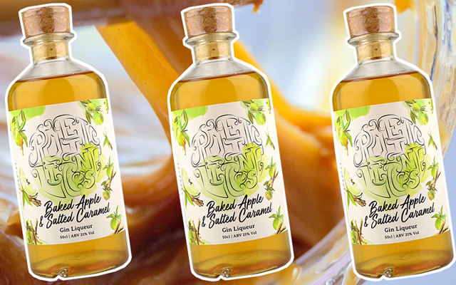 Baked apple salted caramel gin liqueur Poetic License