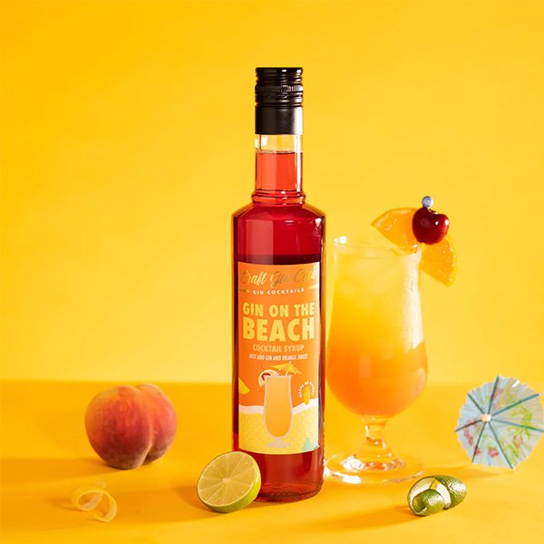 Gin on the Beach Cocktail Syrup