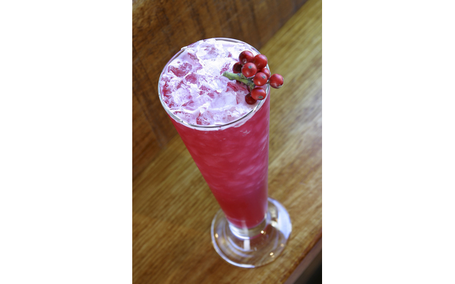 merry christmas gin cocktail